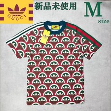 Msize Adidas Gucci Short Sleeve T-Shirt Trefoil All-Over Pattern