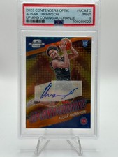 2023 Contenders Optic Ausar Thompson RC Up And Coming Auto Orange /25 PSA Mint 9
