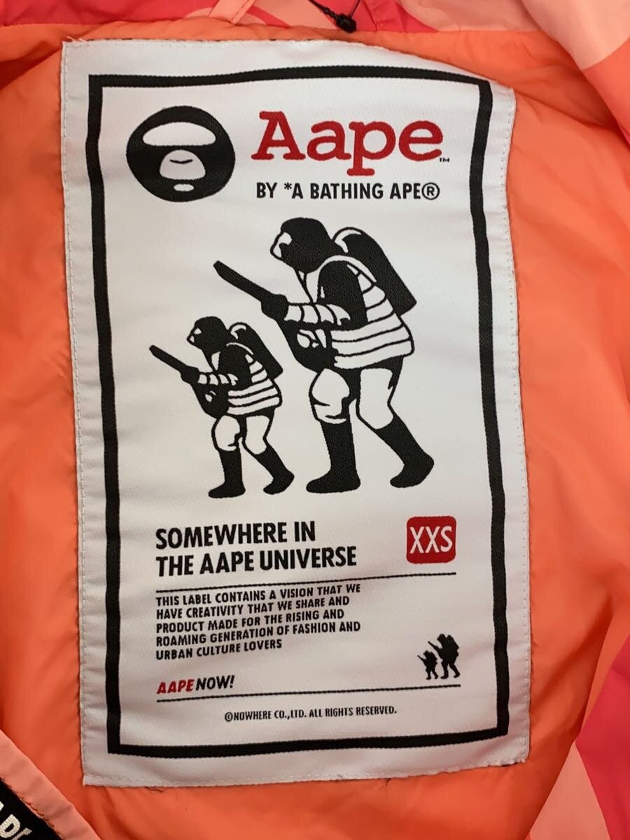 A BATHING APE Jacket XXS Polyester Pink Allover P… - image 3