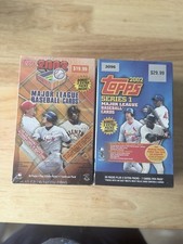 Topps 2002 Opening Day & Series 1 MLB 2 FACTORY SEALED  Hobby box lot