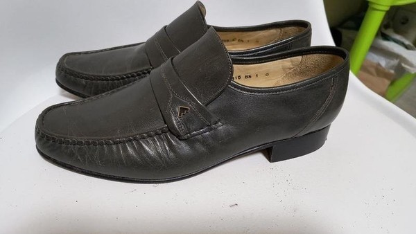 Men Grenson Heels Black Leather 42 #4FV0