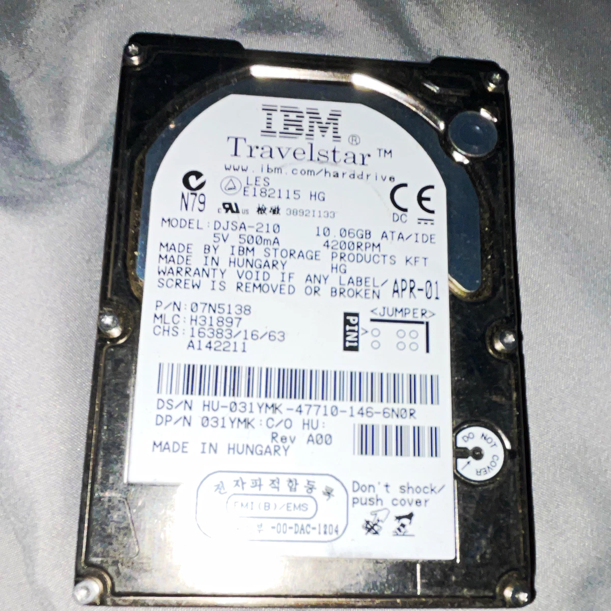 IBM 10 GB Internal Hard Disk Drives for sale | eBay