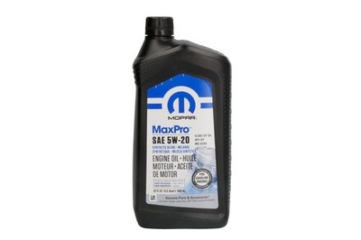 For MOPAR 68518202AA Engine Oil 5W20 0.946L MaxPro Mineral 68518202AA Engine oi