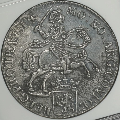 1734 NGC AU NETHERLANDS OVERYSSEL DUCATON DAV-1829 KM-80 VLIEGENTHART SHIPWRECK