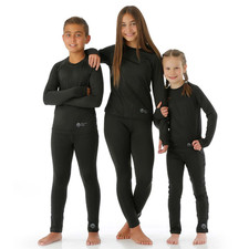 WintersEdge Light Weight Base Layer Top Youth Charcoal Medium