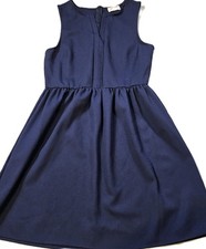 Everly Sleeveless Fit&Flare Dress SZ L Modest,Minimalist,Career,Semi-formal