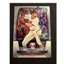 Topps Bowman Chrome Trea Turner, Mookie Betts & Brett Baty RC MLB Card Lot