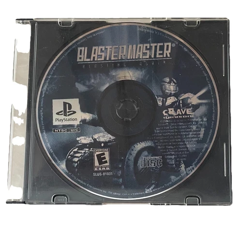 Blaster Master Blasting Again - Disc Only PS1 Playstation Tested & Works