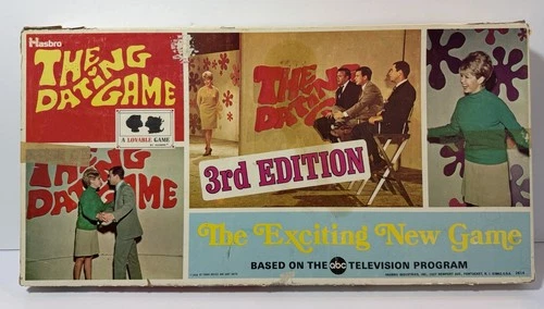 Vintage 1968 The Dating Game Board Game By Hasbro Complete