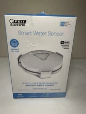 Feit Electric Smart Water Sensor. Wi-Fi Compatible Leak Detector New