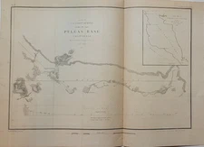 1854 US Coast Survey chart map Pulgas baseline San Francisco California