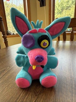 Funko FNAF Foxy Plush   8''   Blue Neon Blacklight   Five Nights at Freddys