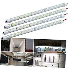 12V Interior LED Light Bar for Car with Switch,12V Light Strip 7000K White