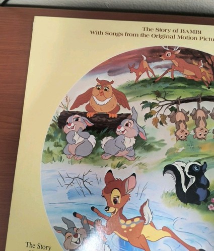 Walt Disney's Story And Songs From Bambi - Disney Picture Disc (3108) -Vinyl - Picture 8 of 8