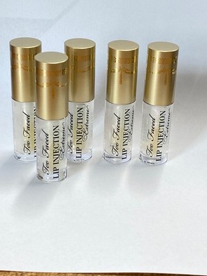 Too Faced Lip Injection Extreme Lip Plumper .05oz 5x New No Box