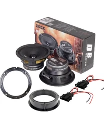 Edge EDPRO6 Front Door Speakers and adapters Upgrade Fiat 500 Abarth 2008-2022