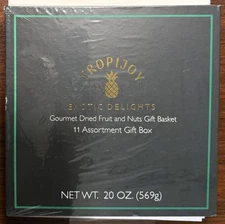 Exotic Delights Gourmet Dried Fruit and Nuts Gift Basket 11 Asst 20 oz UNOPENED