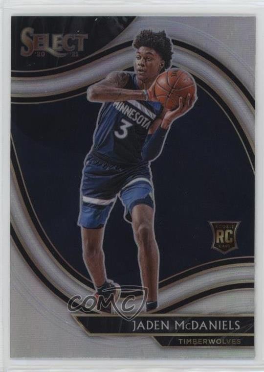 2020-21 Panini Select Courtside Silver Prizm Jaden McDaniels #273 Rookie RC 0ot5