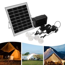 Portable Power Station with Solar Panel, Outdoor Generator Power Supply for Home