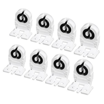 8 Pcs T8 Fluorescent Light Holder for Light Lamp Socket G13 Base AC 250V 2A