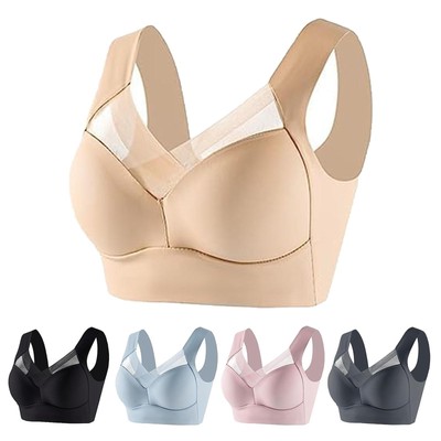 Wmbra Haltungskorrigierender BH, kabelloser Push-up, ergonomisch, bequem, atmung