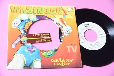 Patti Smith Frederick Billy Moore Go Dance 7'' 45 Sticker Juke Box Strip