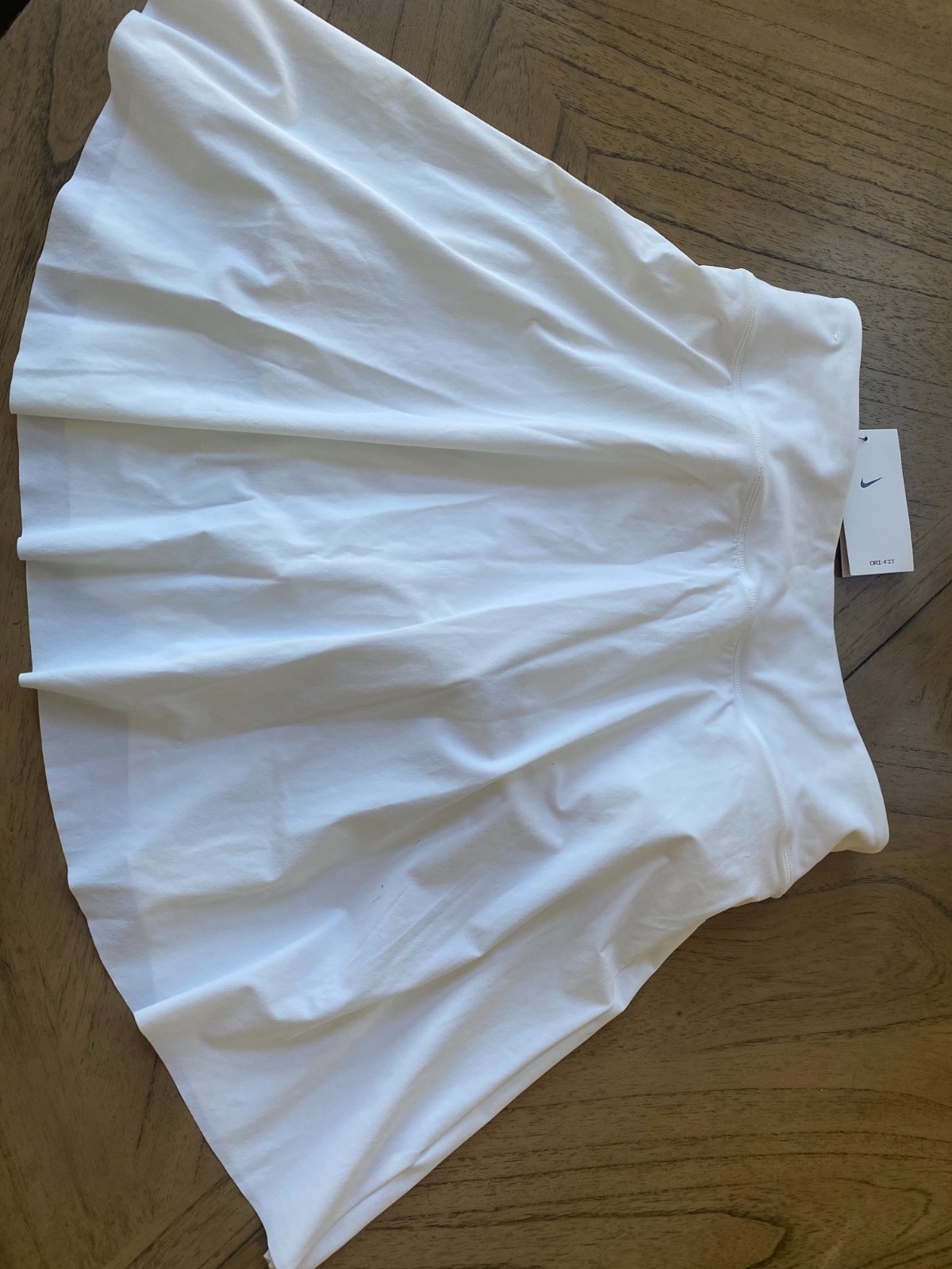 Nike Dri-Fit Tennis/Pickleball Skirt, White, Med, 18" Long NWT!!! thumbnail 3