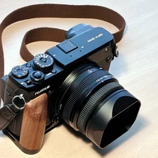 Square Lens Hood With Cap fit for Fujifilm GF50mm F3.5 R LM WR fit for GFX50R