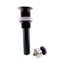 8 In. Standard Pop-Up Drain, Black