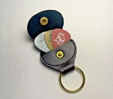 Jim Dunlop Pickers Pouch Pickholder Keychain, with 3 Free Dunlop Picks !!!