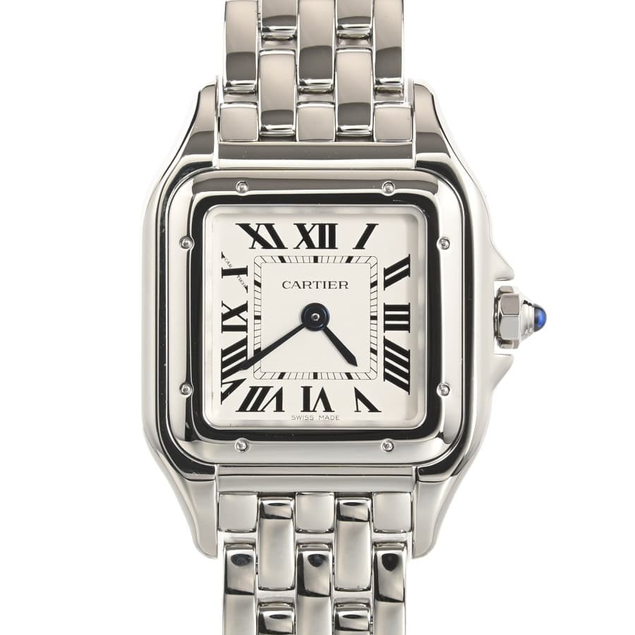 CARTIER Panthere Square SM WSPN0006 SS Silver #195