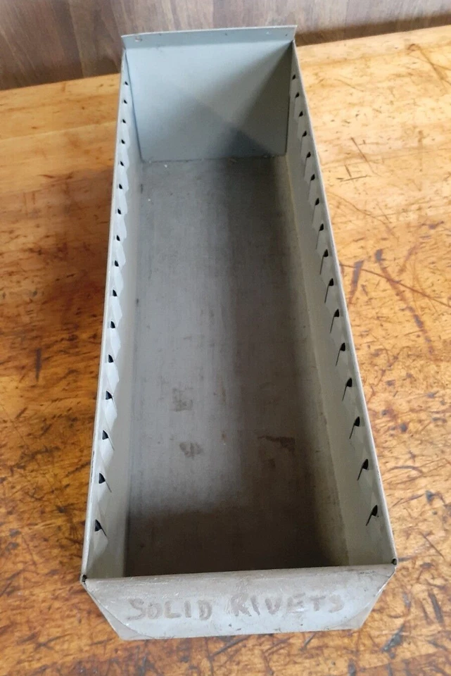 六 (6) 复古金属抽屉 6 个工业非常重型(6 件装) — 第 3/4 张图片