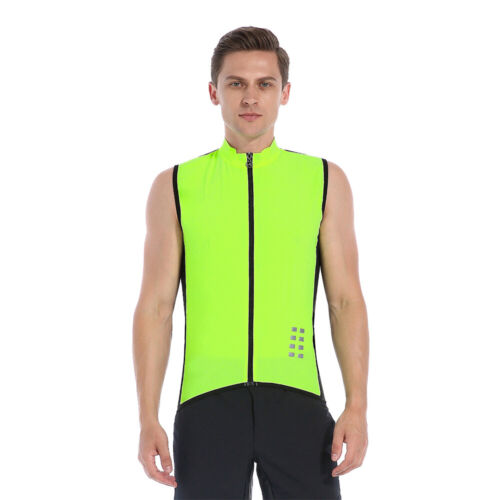 MTB Bike Gilet Breathable Cycling Vest Full Zip Sleeveless Jersey Lightwieght - Picture 3 of 13