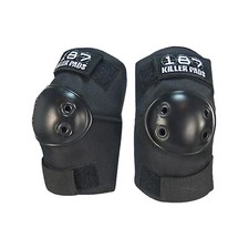 187 Killer Pads Skateboard Black Elbow Pads Size Extra Small BRAND NEW