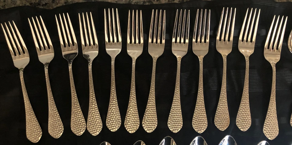 Bon Chef S1200 Reflections Salad Forks SpoonsFlatware Silverware Set Of 24 - Image 4 of 4