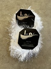 Made In Italy Ia Ola White Eyelash Yarn 2x50m