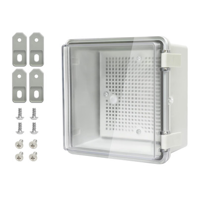 ABS Plastic Dustproof Waterproof IP65 Junction Box Hinged Shell Universal Electr