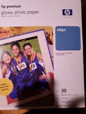 HP Premium Glossy Photo Paper Inkjet 8.5" x 11" 50 Sheet NOS NEW