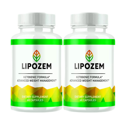 2-Pack Lipozem   Advanced Support for Weight Loss and Gut Health 120 Capsules