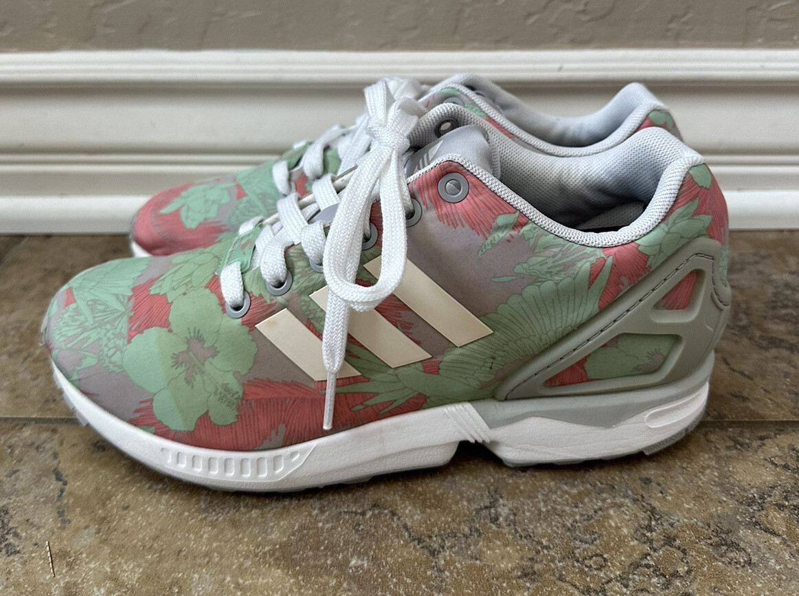 Women's Adidas ZX Flux Torsion Multicolors ￼ Size 6 | eBay