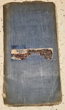 Bartholomew Isle of Wight  Map Blue Cover 1912-1919  Ordenance Map 