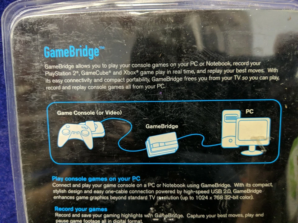 Adaptec GameBridge AVC-1400 Connect Game Console to PC Xbox PS2 GameCube VHS Hi8 - Image 3 of 4