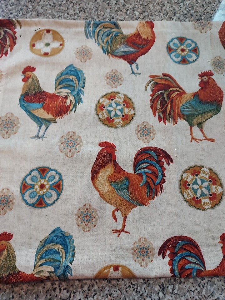 Tea towels cotton Kitchen Towels Set Of Two Handmade Chickens And