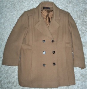 petite beige wool coat