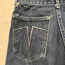 RARE Gitano Vintage 90s High Rise Waist Blue Jeans Hong Kong Size 7/8
