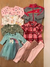 Carter's  Others Infant Girls Clothing Lot of 9 1 New Size 12,  12-18 Months