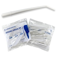 300 Dental Surgical Aspirator Tips Suction Evacuation White 1/8" 12 Bags of 25 