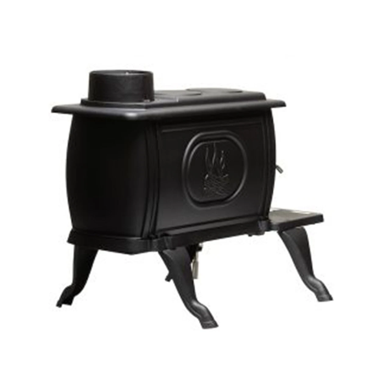 Rustic 900 Square Foot Clean Burning Cast Iron Log Wood Stove (Used) | eBay
