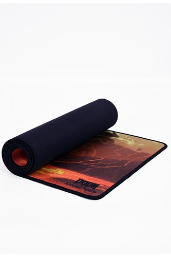 Tapis de souris de bureau DOOM The Dark Ages Slayer Triumph XL tapis officiel épuisé NEUF - Photo 6/6