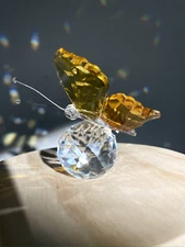 Crystal Butterfly Crystal Figurine 2in SunCatcher Home Decor BohemiaCrystal Gift